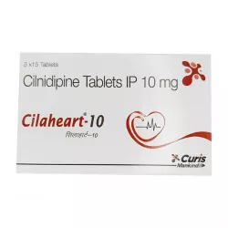 Цилнидипин таб. :: Cilaheart 10 мг №45 фото