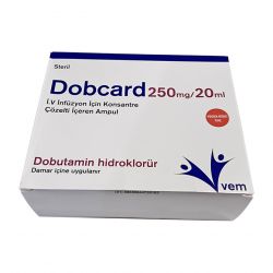 Добутамин Добкард Dobcard (dobutamine) р-р д/ин амп 250мг/20мл в Севастополе и области фото